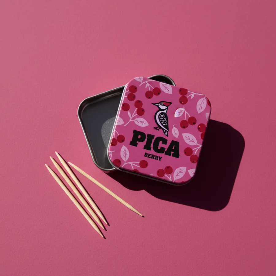 PICA Berry toothpicks — tin